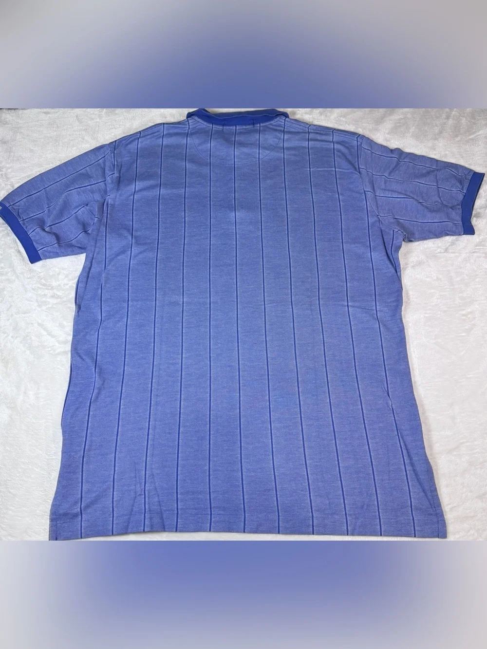 Polo Golf Ralph Lauren XL Blue Striped Golf Polo